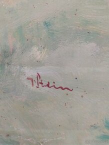 Obraz, Řeka s horami, V. Stein - 3