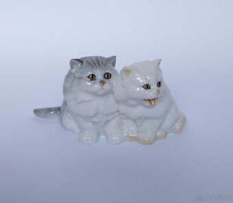 Porcelánová figurka - perské kočky - Hutschenreuther - 3