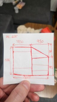 Šatní skříň 1650x1756x625 s posuvnými dveřmi - 3