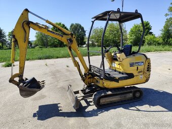 Minibagr Komatsu PC15, váha 1550kg. - 3