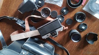 Zrcadlovka 35 mm Ricoh+4 objektivy set - 3