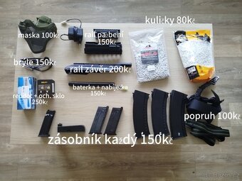 Airsoft sbírka plus výstroj - 3