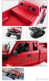RC model terénneho auta PICKUP TRUCK 1/16 4WD 2,4G Červený - 3