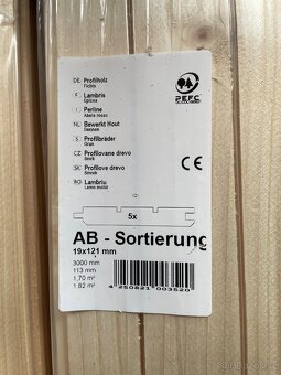 Palubky 19 x 121x 3000 AB - 3