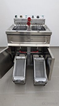 Fritéza ELFRAMO profi s filtrovacími vypouštěcími nádobami - 3
