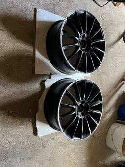 ALU AMG MERCEDES 6x, zimní pneu+original výfuk - 3