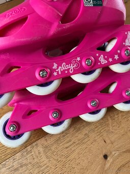 Dětské in-line kolečkové brusle Decathlon, vel. 32-34 - 3