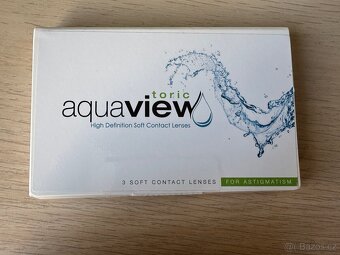 Kontaktní čočky Aquaview -1.75 cp -0.75 - 3
