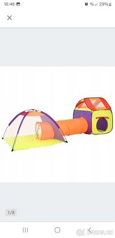 Stan s tunelem 3 v 1 s míčky - 3