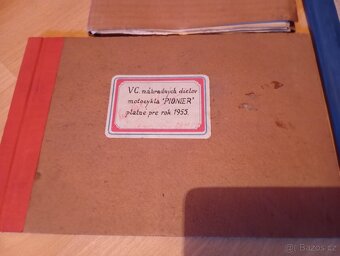Prodám originál katalogy a seznamy na Jawa 550 1955 - 3