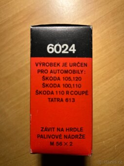 Tatra 613, Škoda víčko, uzávěr palivové nádrže - 3