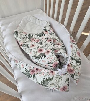 Set pro miminko ByLuci – hnízdečko, rychlozavinovačka, deka - 3