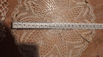 Staré háčkované dečky  set 5 kusů - 3