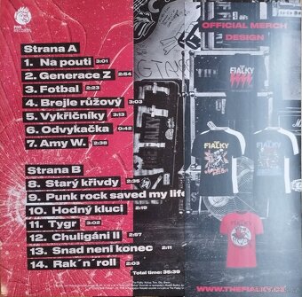 The Fialky – Vykřičníky (LP - limitka) - 3