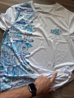 tricko xl nove polyester ryba a namornicky styl - 3