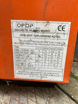 OPOP H418 Ocelový kotel na tuhá paliva -dřevo,uhlí - 3