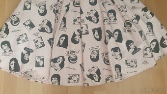 Retro objemová sukně s všitou objemovou spodničkou MOHITO - 3