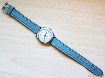 Starožitné švýcarské hodinky DOXA 15 jewels v nerezu funkční - 3