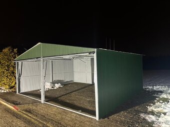 Plechová garáž 6x5m - 3