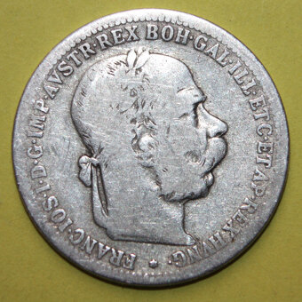 Mince 1 koruna 1897, lepší ročník, vzácnější - 3
