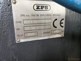 Obráběcí centrum ZPS Zlín MCFV 1060, r.v. 2000 - 3