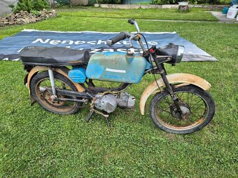 Jawa 23 Mustang bez TP, modrý 3. - 3