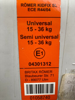 Autosedačka Britax Römer Kidfix SL - 3