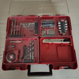 Aku vrtačka Einhell TE-CD 18/40 Li-i +64 (set), jako nová - 3