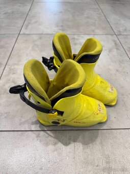 Dětské lyže Salomon s vázáním 80 cm + Lyžáky 18cm - 3