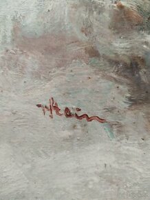 Obraz, Zimní cesta, V. Stein - 3