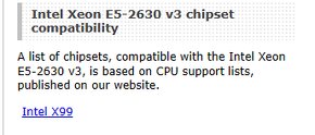 Xeon E5-2630 v3 2,4-3,2 GHz 8j./16vl. 20MB až 768GB DDR4 - 3