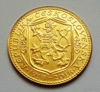 Svatováclavský dukát 2018 s číslovaným certifikátem - 3