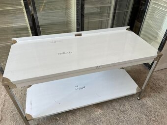 Přístěnný nerezový stůl 1 police RŮZNÉ ROZMĚRY - 3