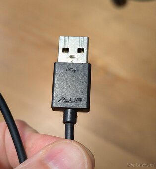 Datový a nabíjecí Mini USB kabel, délka 80 cm – černý - 3