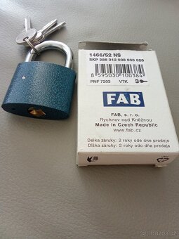 Visací zámek FAB nový - 3