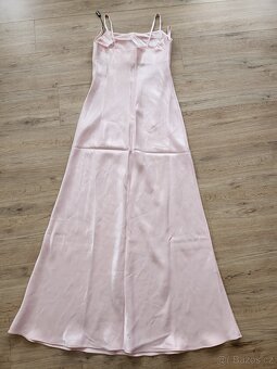Nové dlouhé růžové šaty - 3
