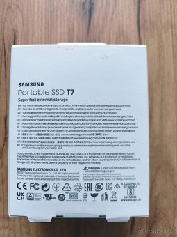 Samsung T7 2TB externí SSD disk N O V Ý - 3
