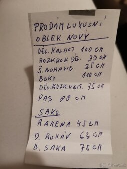 Pánské sako kvalitní, nové - 3