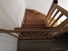 Zábrana (branka) na schody, dveře, dřevěná, výška 82cm - 3