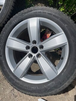 disky VW 6.5Jx17 Passat, Superb s pneu 215/55 R17 - 3