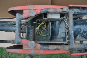 JAWA 350/634 Rám,vidlice,tlumiče,kastlíky,blatník,světlo. - 3