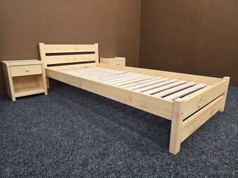 Prodám nové masiv Postele Apollo 90x200 s roštem - 3