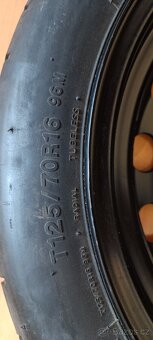 dojezdové kolo T125/70/R16 - 3