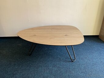 Konferenční stolek Masura – 110 cm, kapkový tvar - 3