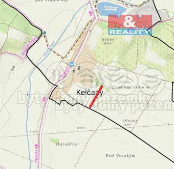 Prodej pole, 2626 m², Kelčany - 3