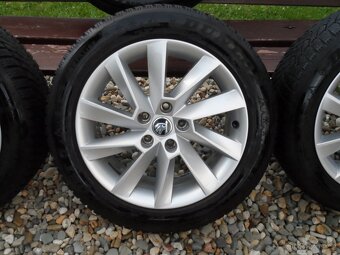 Originál Alu Kola 17 Škoda 5X112 ET 40 Zachovalé - 3