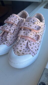 Mokasíny růžový leopard 33 – skvělý stav - 3