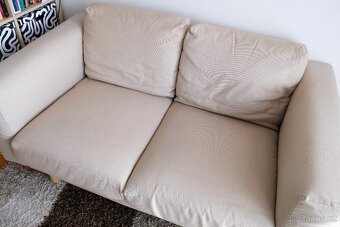 Dvoumístná sedací souprava IKEA NORSBORG - béžová - 3