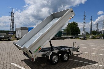 Třístranný sklápěcí přívěs do 2700 kg 3,1m ELEKTOHYDRAULIKA - 3