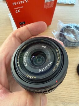Objektiv SONY FE 24mm f/2.8 G, v záruce a příslušenstvím - 3